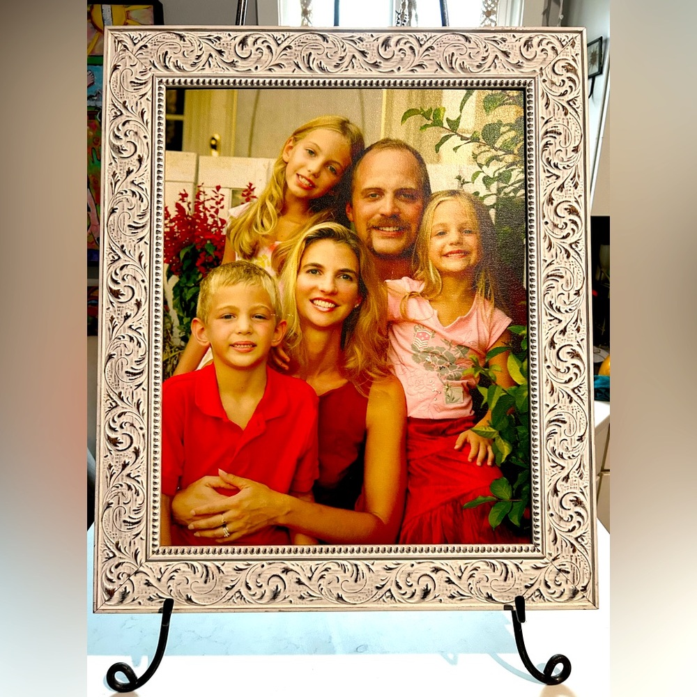 Cream Intricate Picture Frame Accent